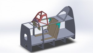 Cockpit model WIP, 07Jun15.